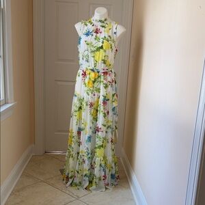 Calvin Klein Collection Floral Maxi Dress